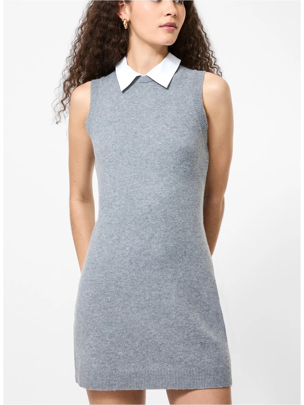 NWT French Connection Vhari Sleeveless Mini Sweater Dress